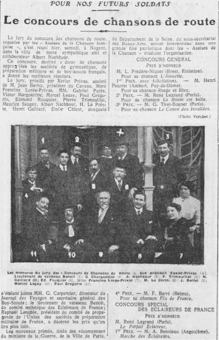 1913 Chant fédéral