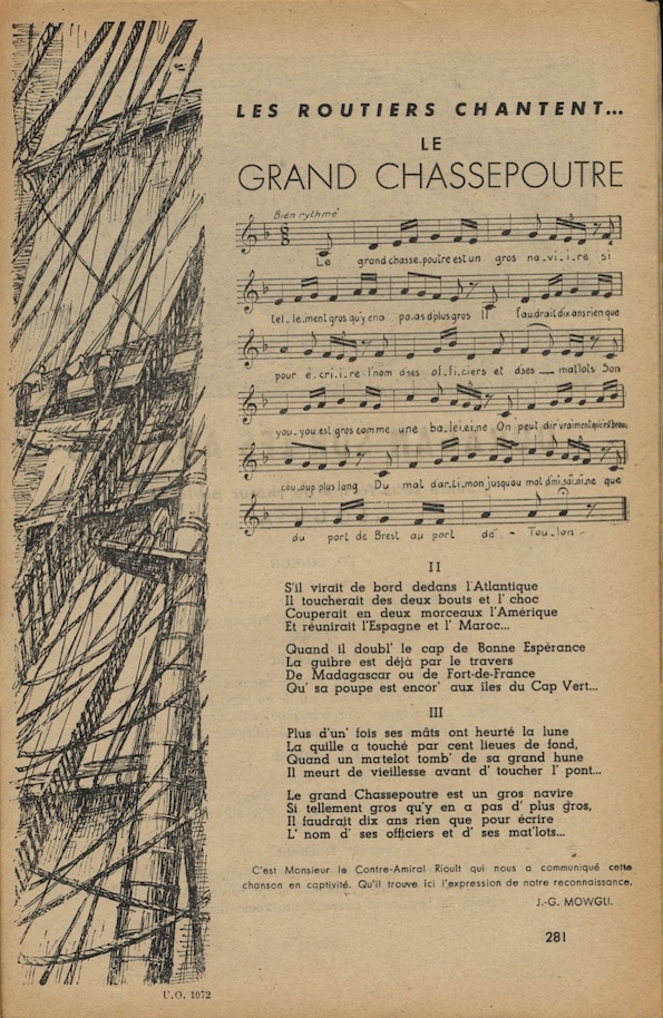 1942 07 Le Routier n 154 281 Chant